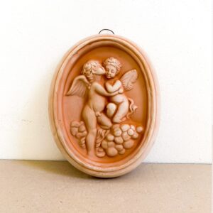 Oval Putti Panel